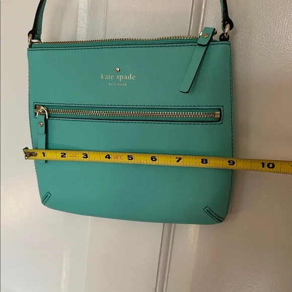 Kate Spade Small Crossbody Bag Purse Teal Turquoise Aqua - Picture 6 of 8